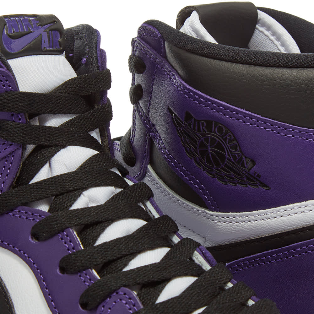 retro 1 purple black