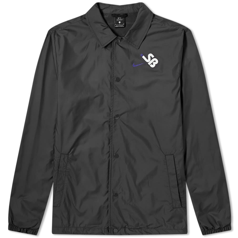 Nike SB Coaches Jacket Black & White END. (UK)