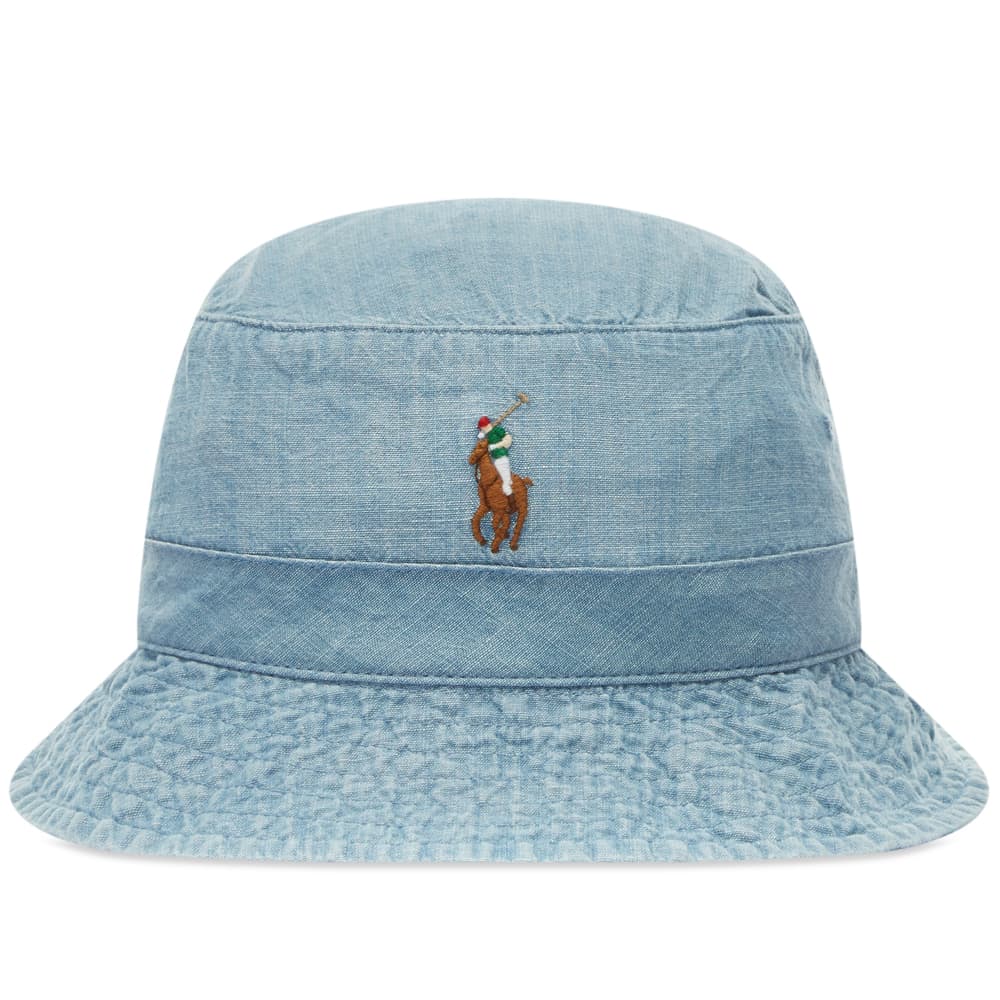 polo ralph lauren chambray bucket hat