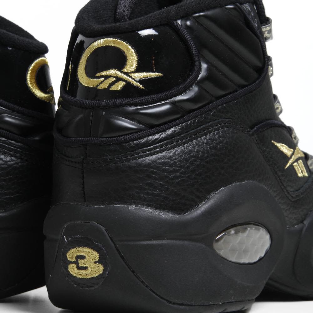 reebok question black and gold