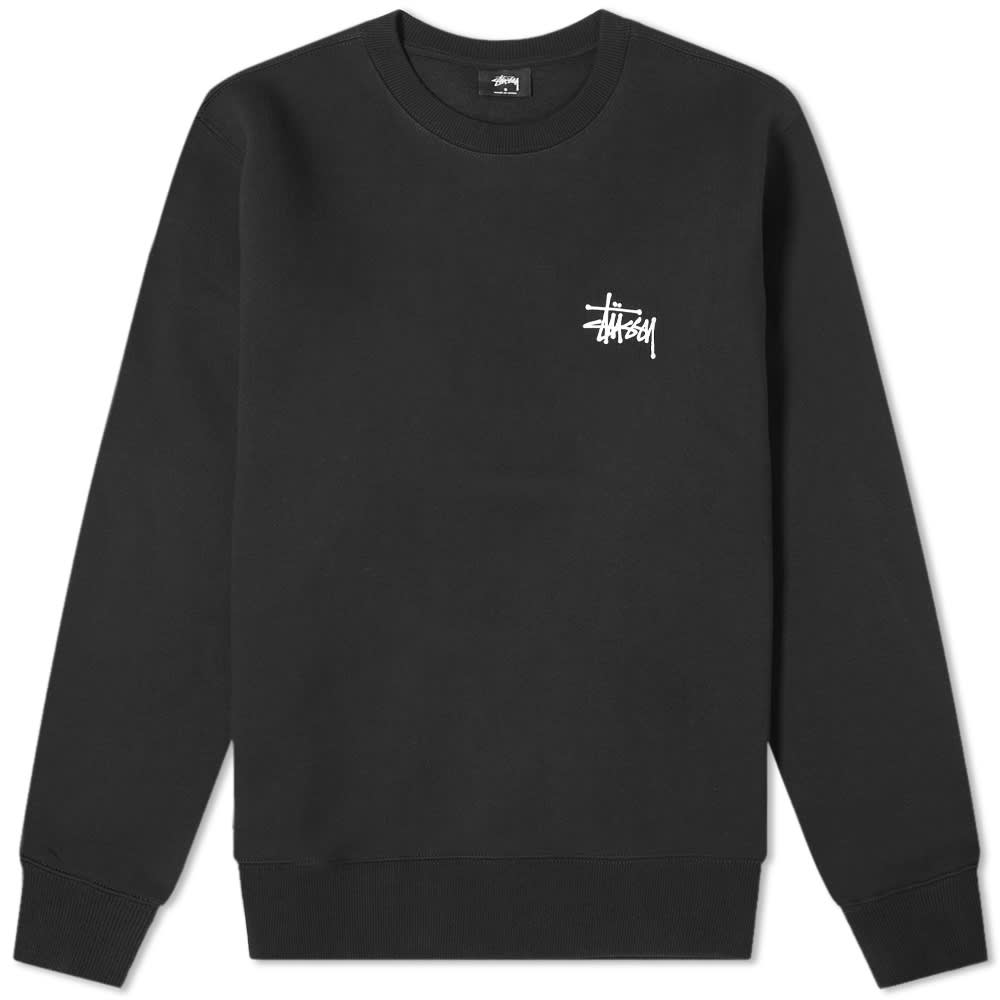 Stussy Basic Stussy Crew Black | END. (NZ)