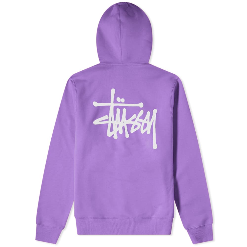 Stussy violet french terry hoodie clearance