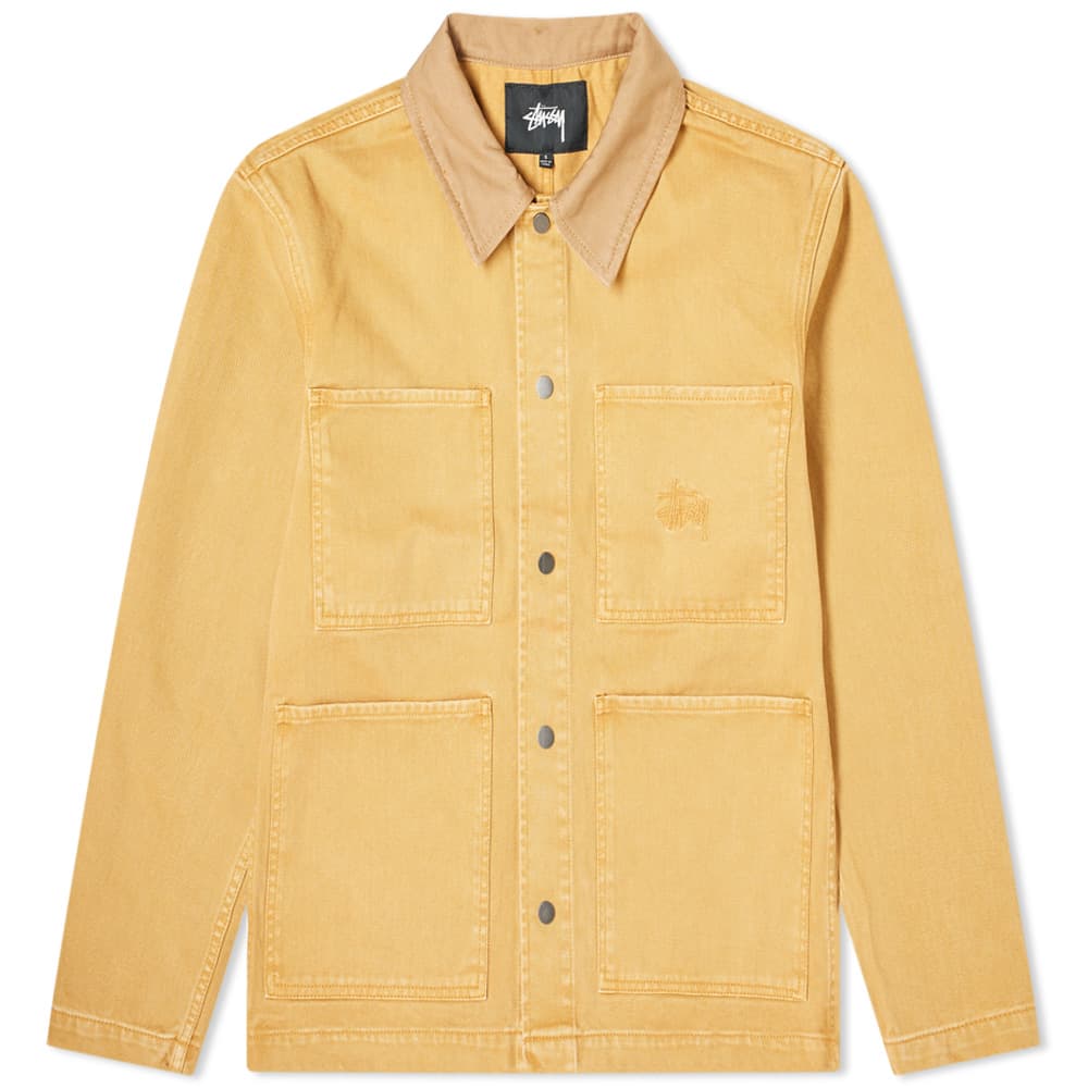 stussy washed chore jacket