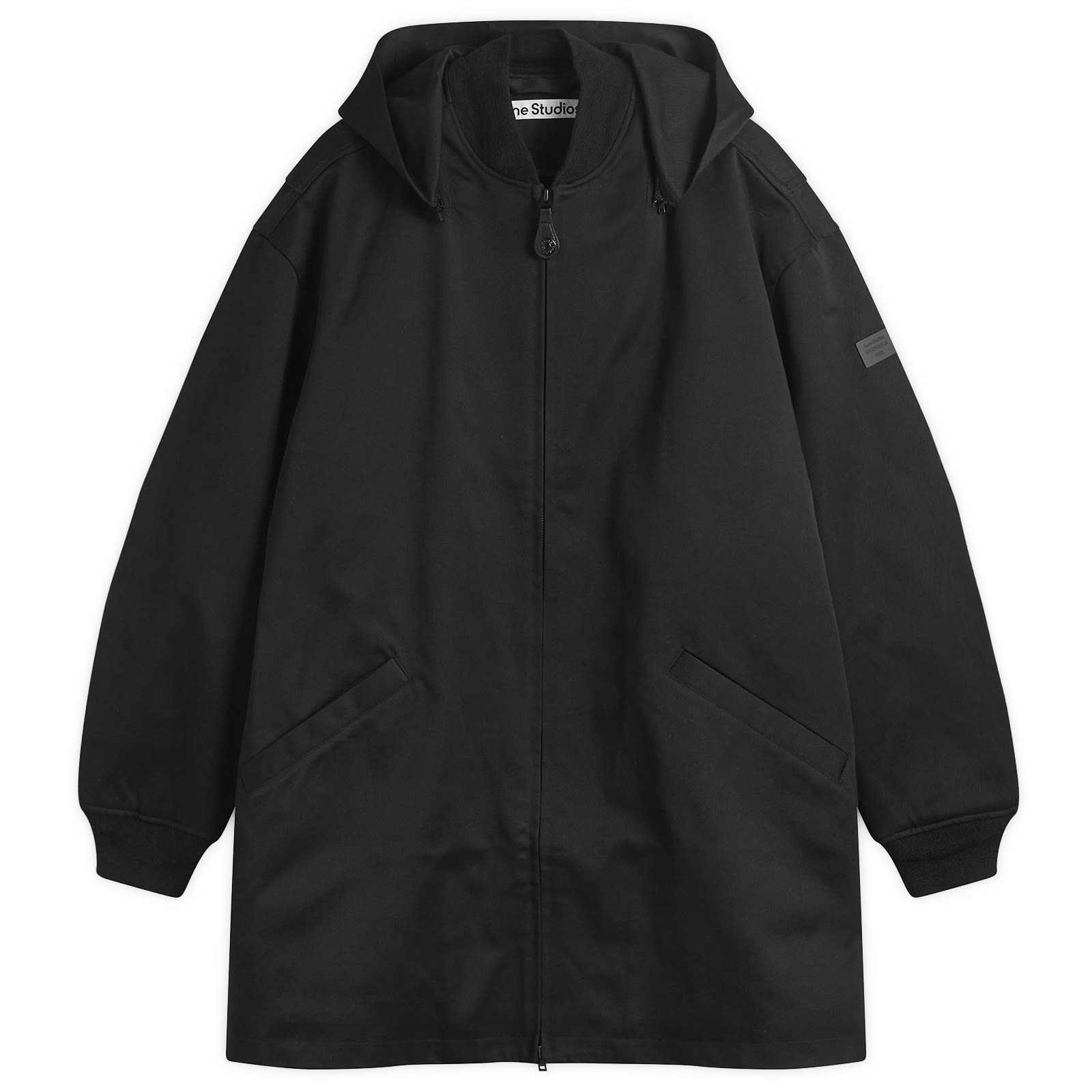 아크네스튜디오 Acne Studios 코튼 나일론 워크웨어 파카 블랙