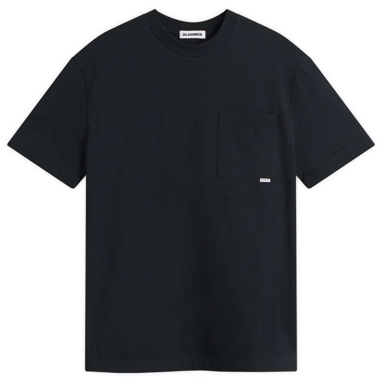 질샌더 Jil Sander JIL 로고 미드나이트 티셔츠