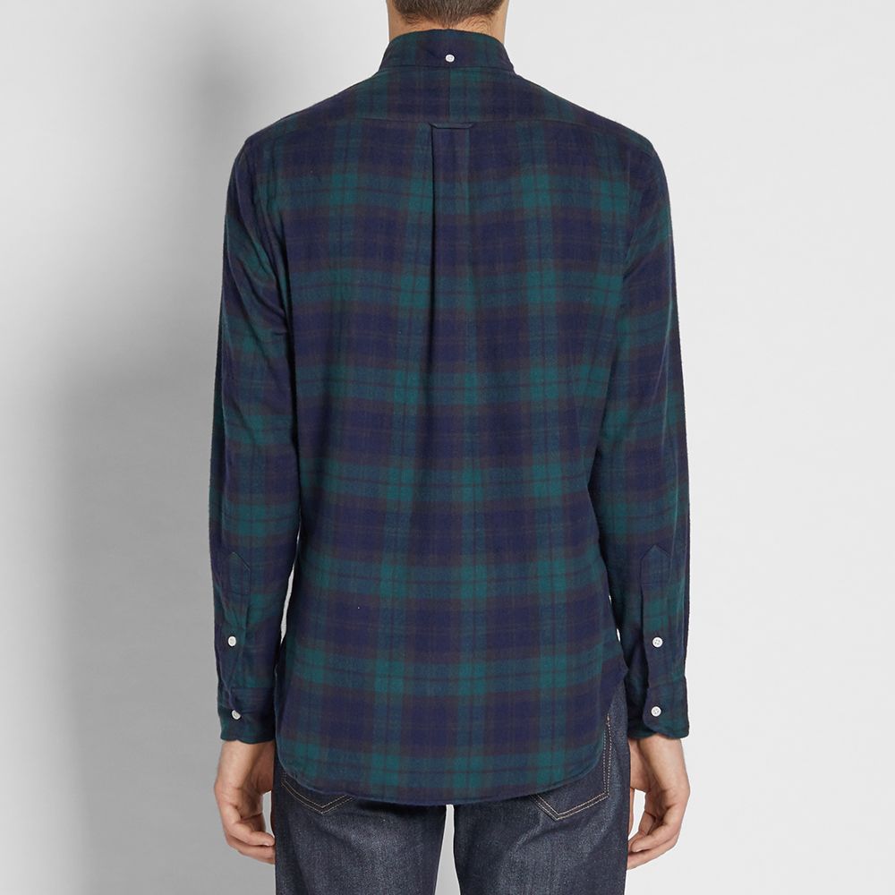 Gitman Vintage Plaid Flannel Shirt Blackwatch END.