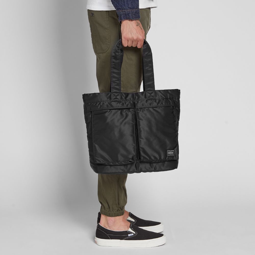 PorterYoshida & Co. Tanker Tote Bag Black END.