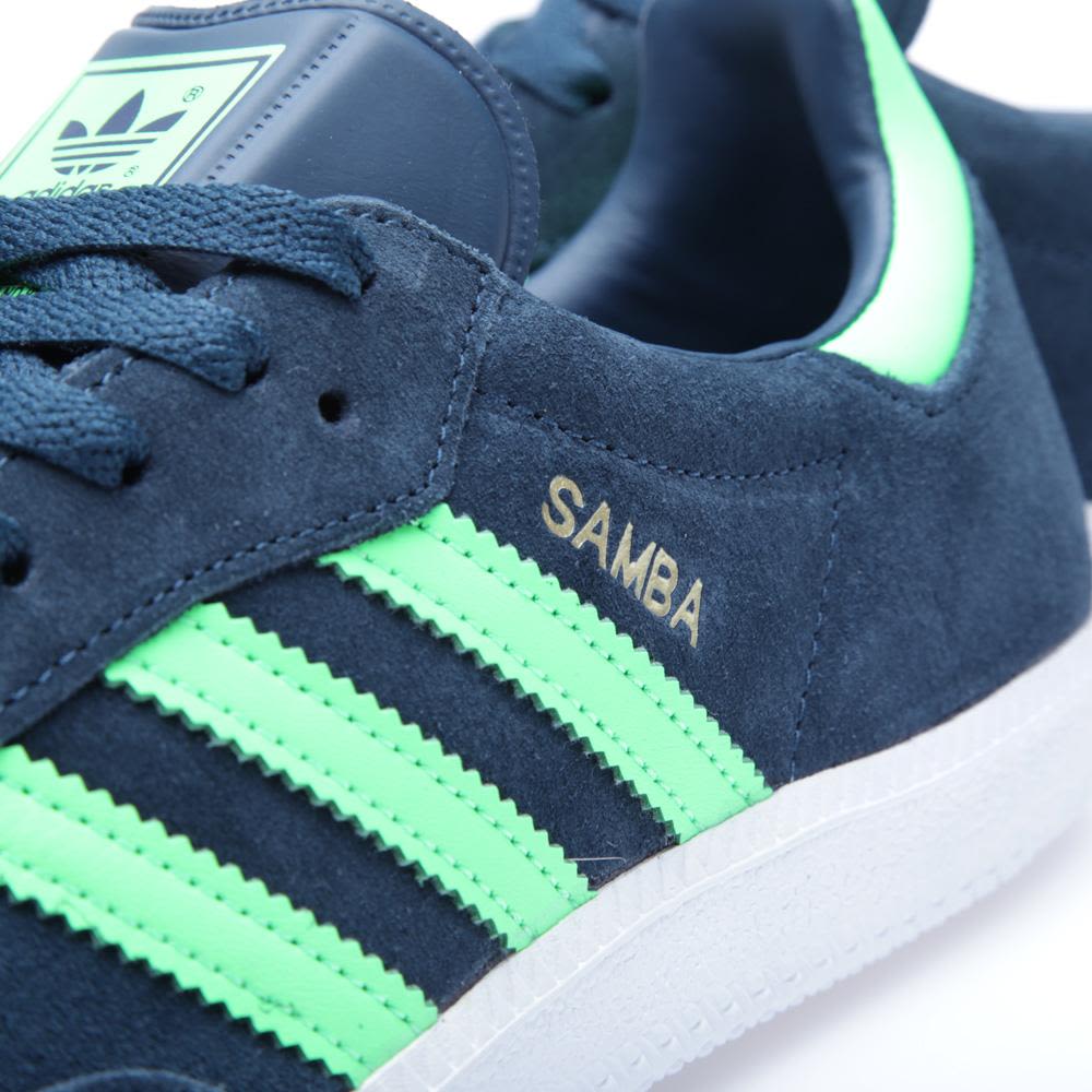 adidas samba blue and gold