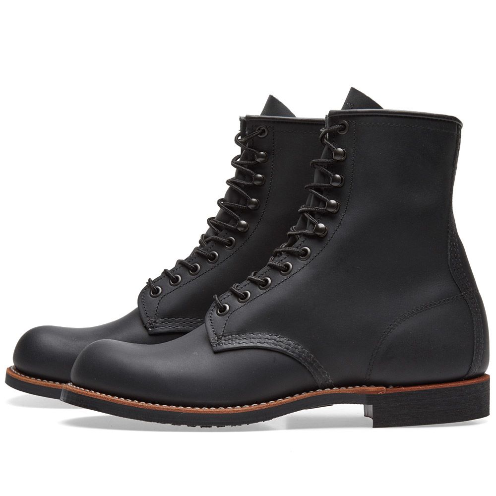 Red Wing 2944 Heritage Work 8" Harvester Boot Black Harness END.