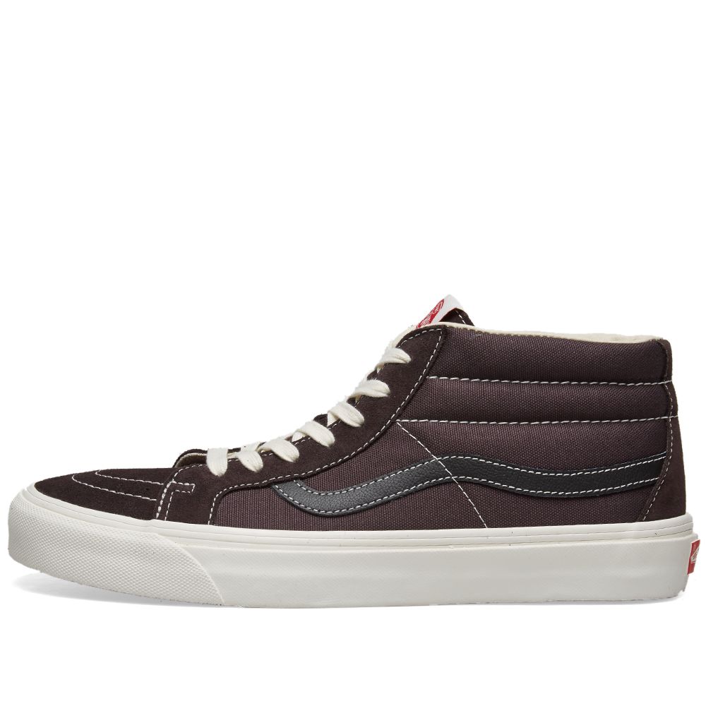 Mid black vans clearance