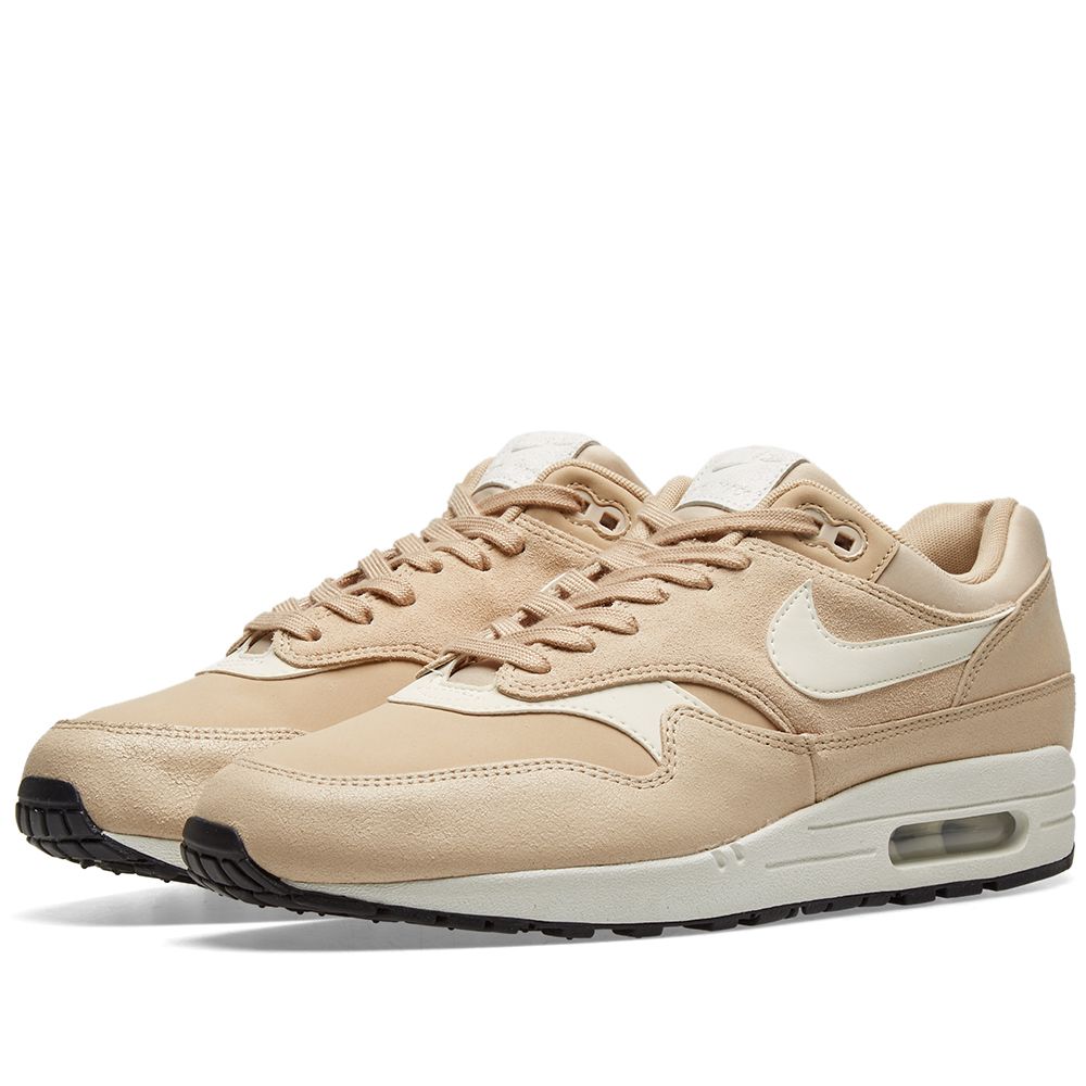 Nike Air Max 1 Premium W Linen Pale Ivory White End nike air max 1 premium w linen pale ivory white end