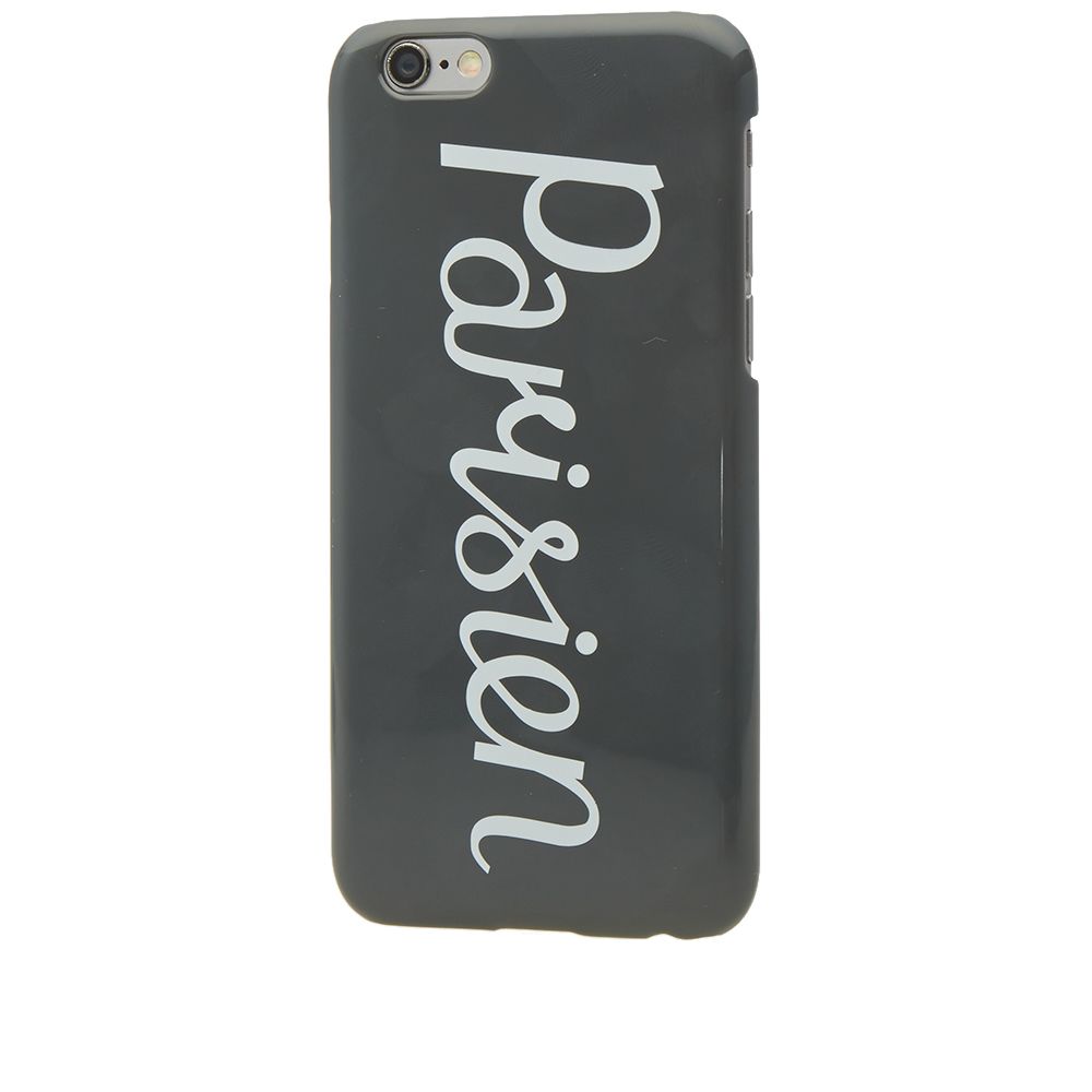 Maison Kitsuné Parisien iPhone Case Anthracite | END.