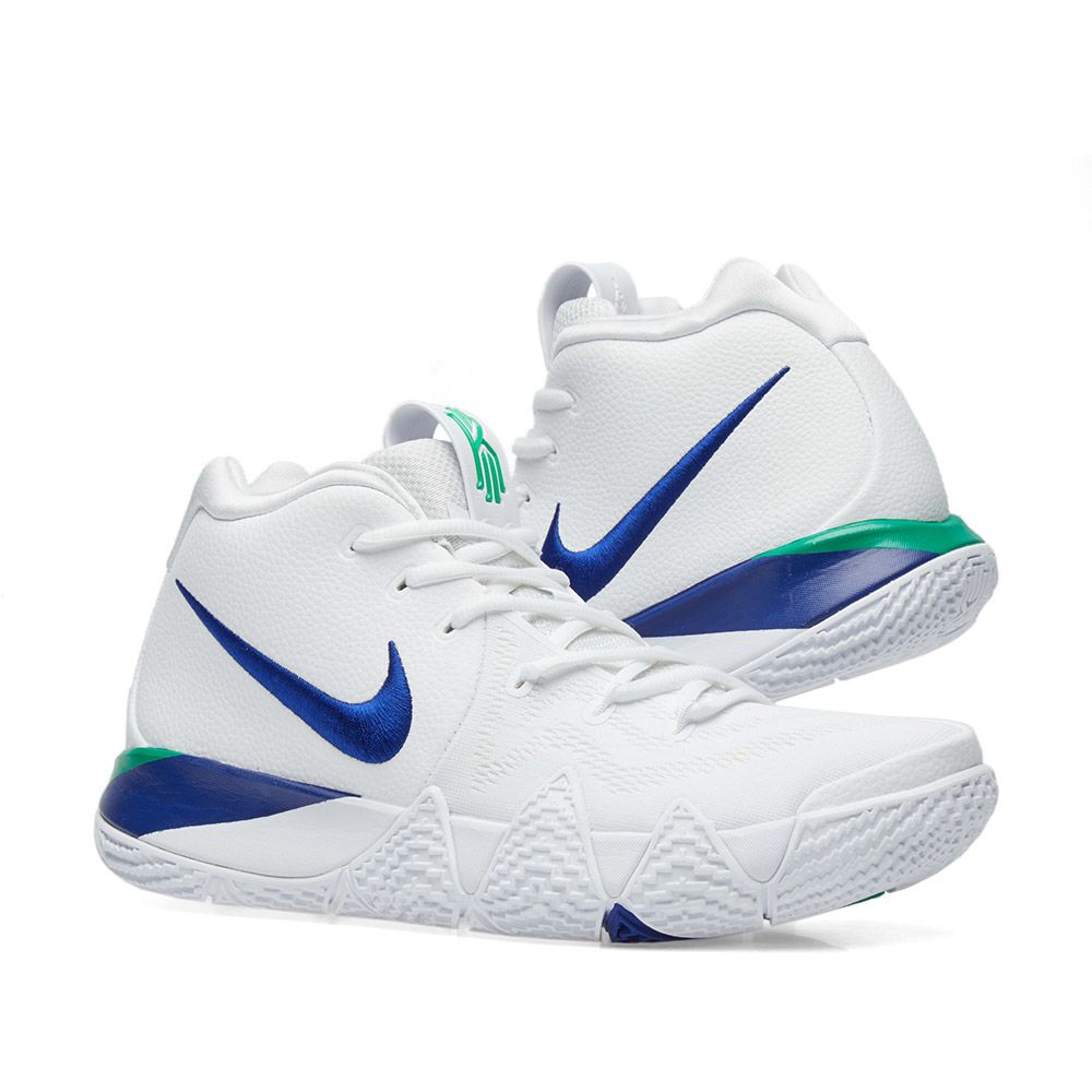 kyrie 4 white deep royal blue