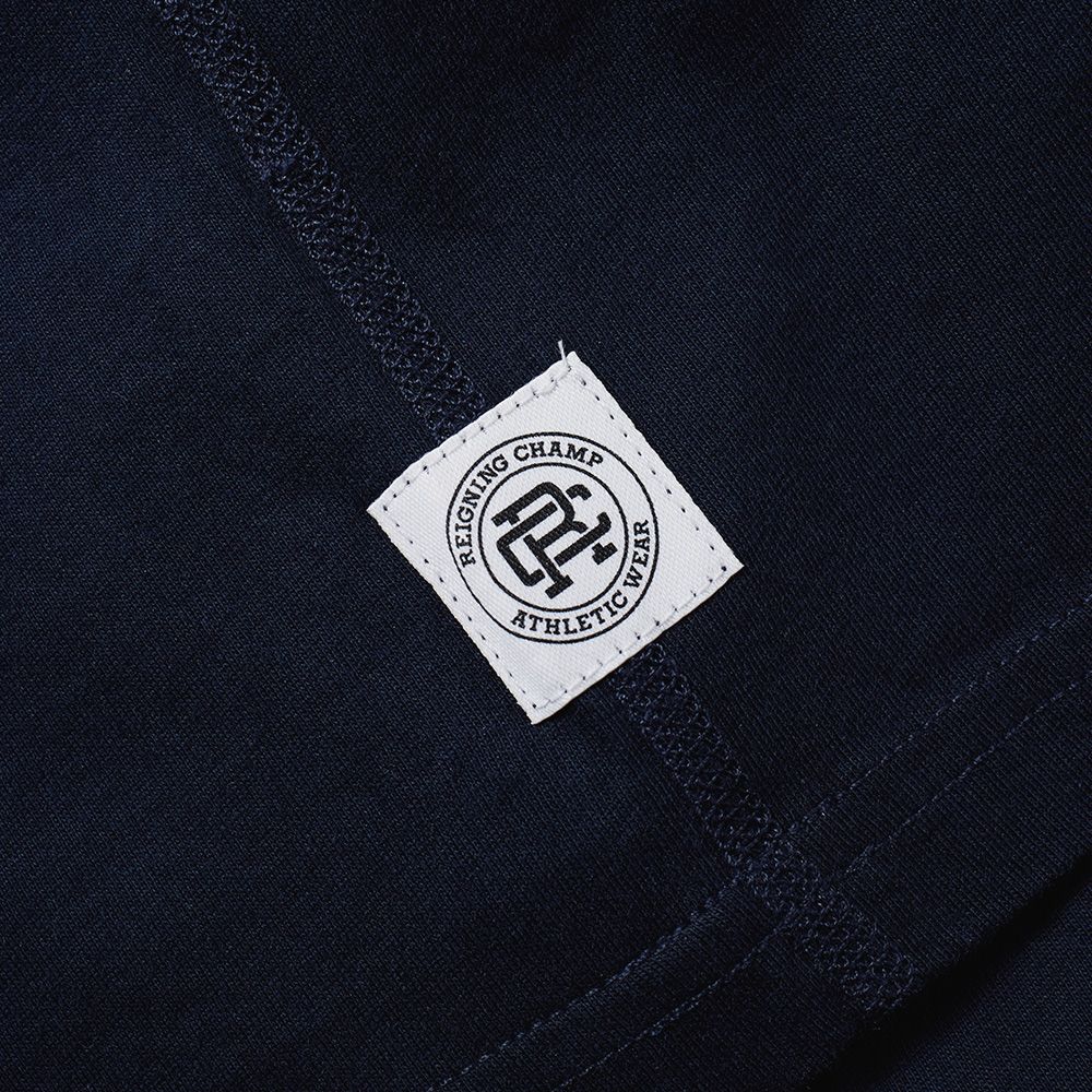 Reigning Champ Crest Logo Tee Navy | END.