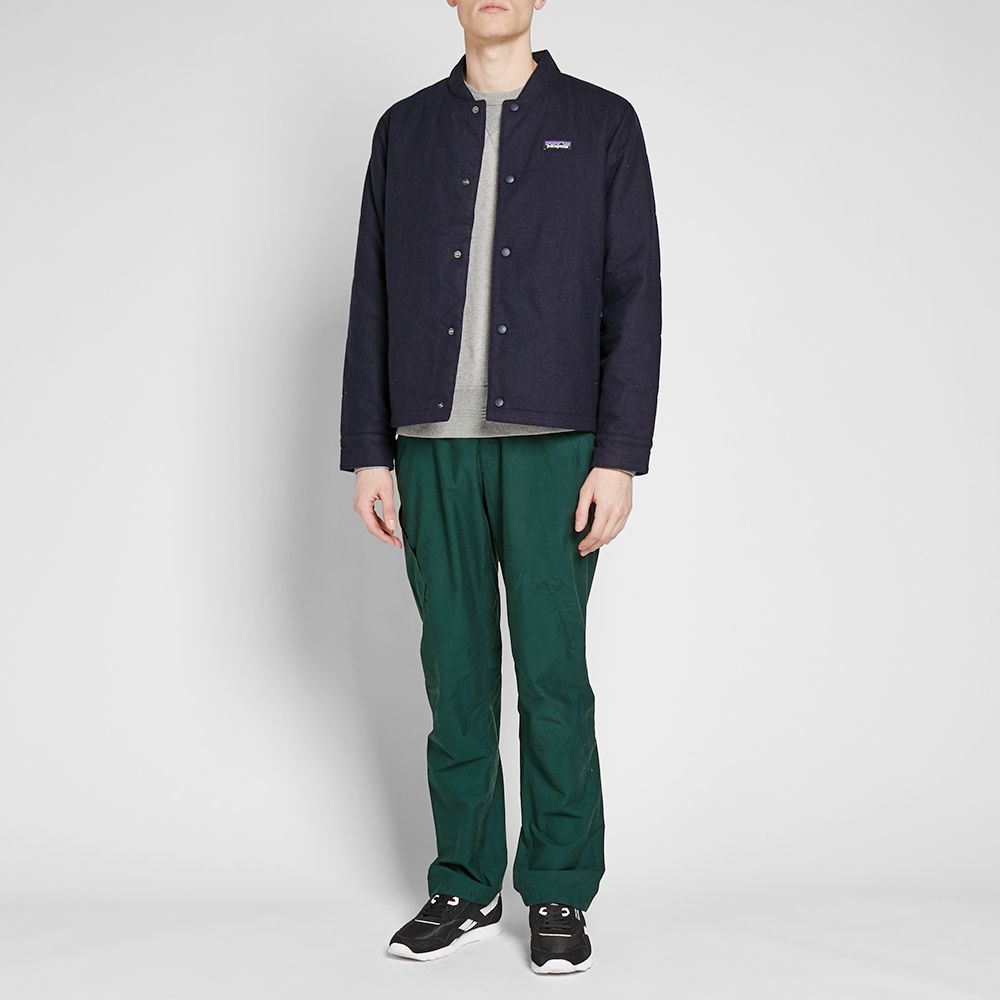 Patagonia Recycled Wool Bomber Jacket Classic Navy END.
