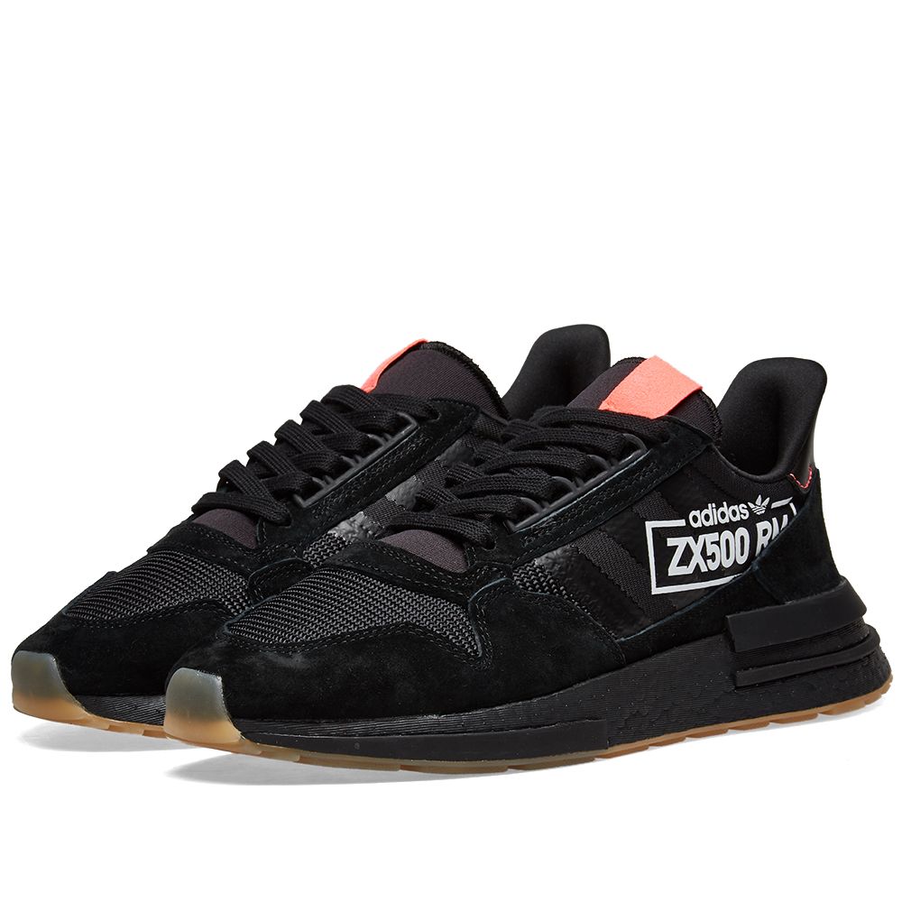 Adidas ZX 500 RM Core Black & Bluebird | END.