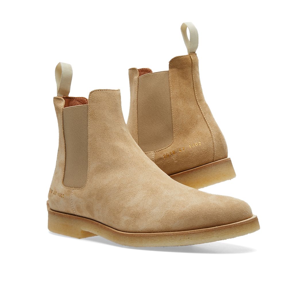 common projects sand chelsea boot