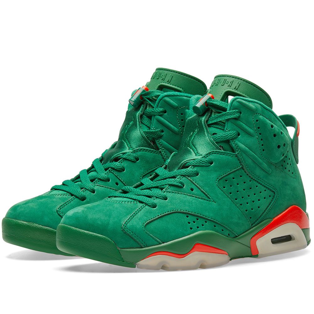 Nike Air Jordan 6 Retro Energy 'Gatorade' Pine Green & Orange Blaze | END.