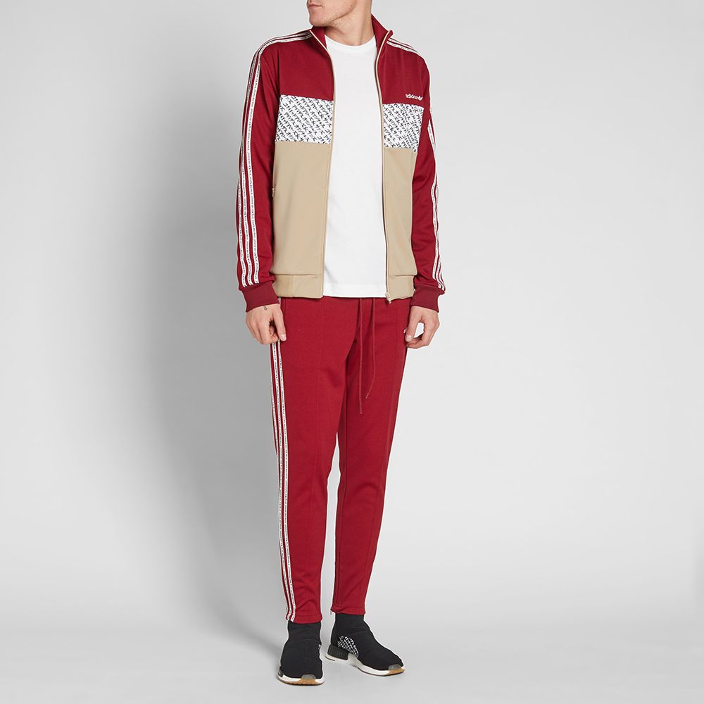 Adidas Consortium x United Arrows & Sons Tracksuit Burgundy END.