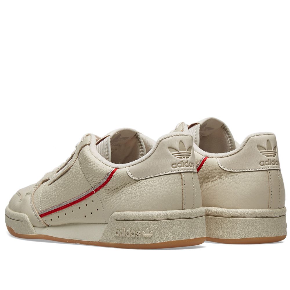 Adidas Continental 80 Clear Brown, Scarlet &amp; Ecru END.