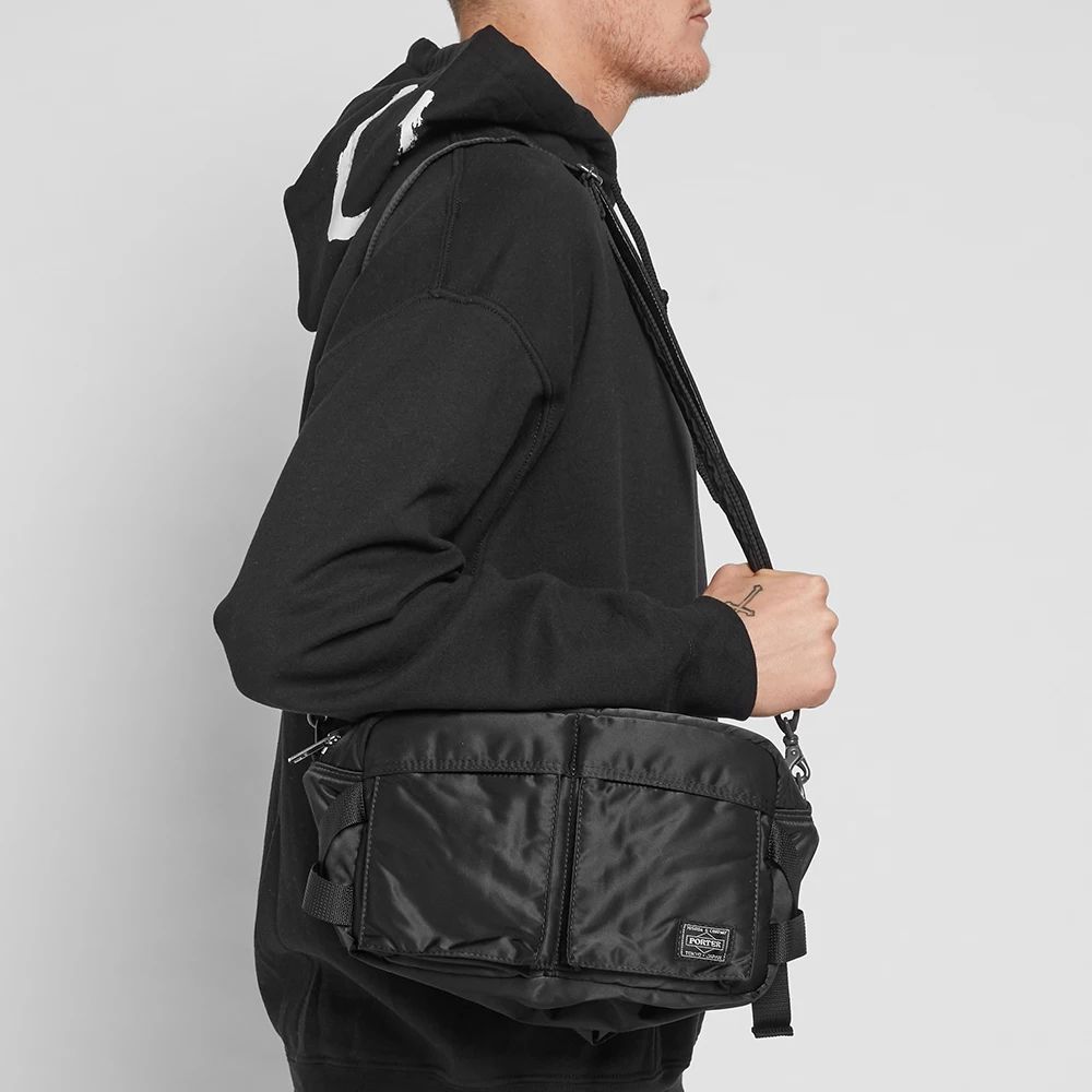 PorterYoshida & Co. Tanker 2 Way Waist Bag Black END.