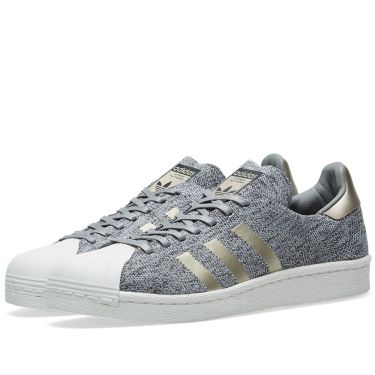 superstar primeknit men silver