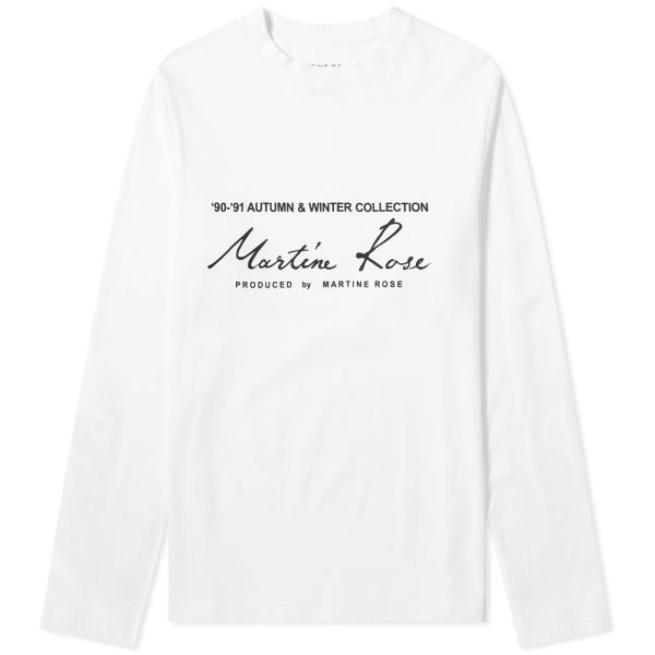 Martine Rose Long Sleeve Logo Tee Martine Rose Long Sleeve Logo Tee