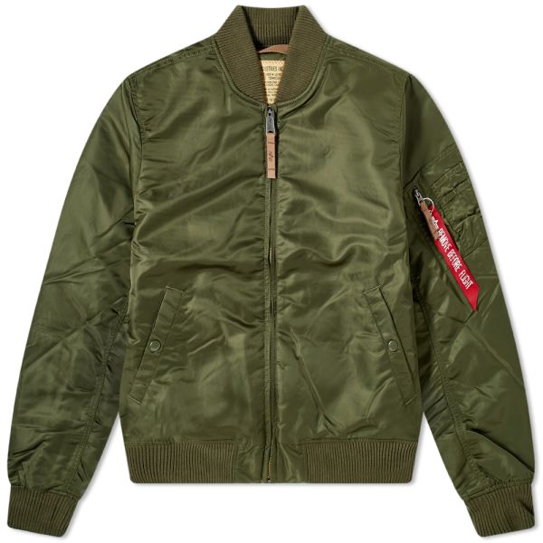 Alpha Industries Ma 1 Vf 59 Flight Jacket Dark Green End