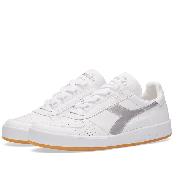 diadora b elite silver