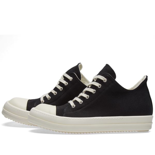 rick owens drkshdw canvas low sneaker