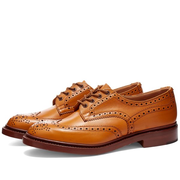 Tricker's Men's Bourton Derby Brogue in Acorn Antique, Size UK 9 | END. Clothing