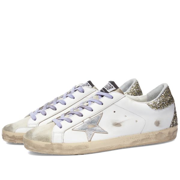 Golden goose white and silver glitter Outlet