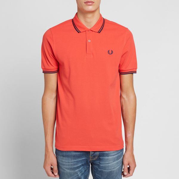 Fred Perry Twin Tipped Polo Hibiscus 