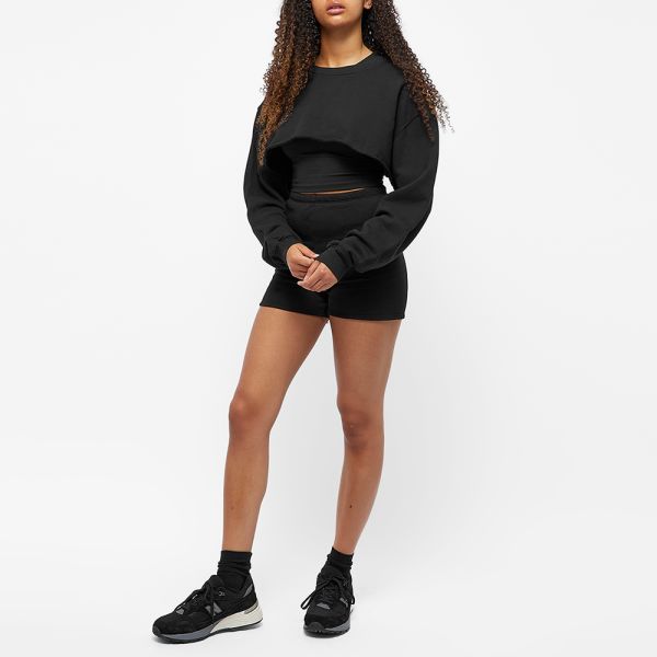joah brown cut off sweatshirt