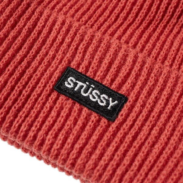 Stussy Small Patch Watchcap Beanie Rose 