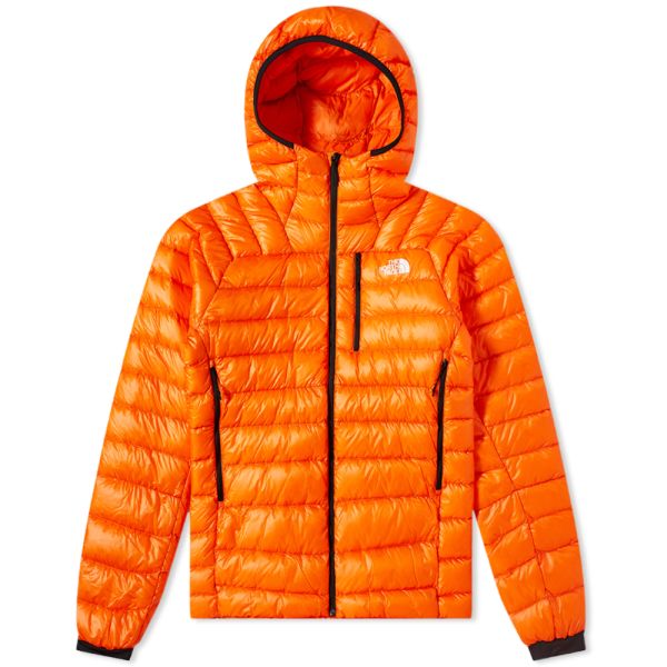 The North Face Summit Down Hooded Jacket Red Orange END. (TW)