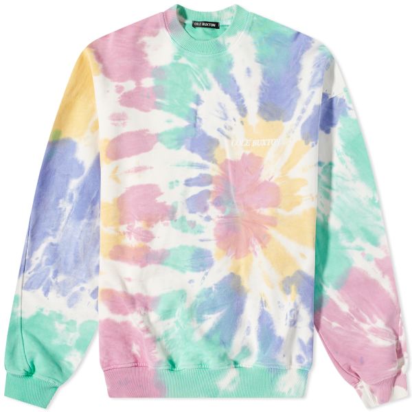 adidas tie dye crew sweatshirt