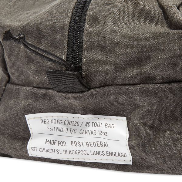 Post General Waxed Canvas Boxy Tool Bag Grey END. (Europe)