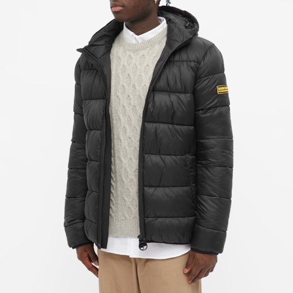 barbour jacket grey