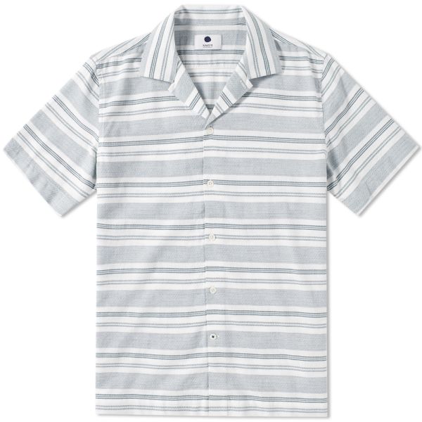 Nn07 Miyagi Cuban Shirt Green End
