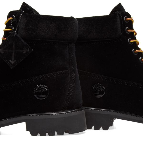 off white timberlands black