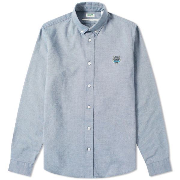 teal oxford shirt