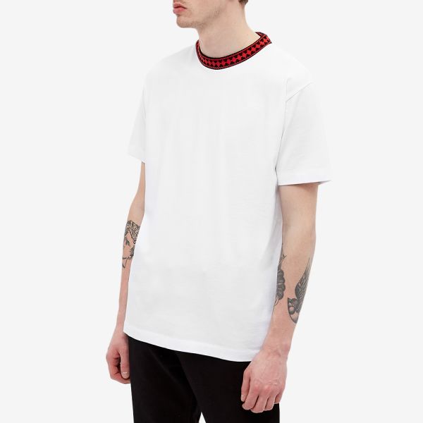 high collar tee