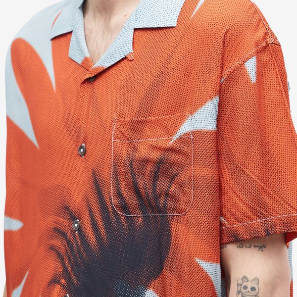 Stussy Halftone Flower Shirt Light Blue 
