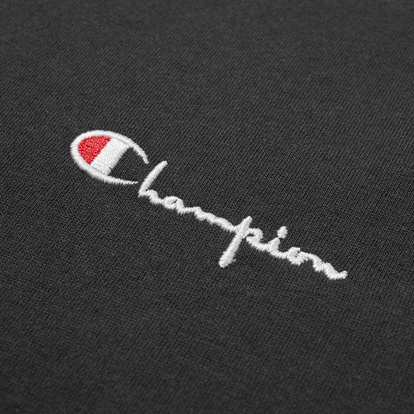 Champion Reverse Weave Women S Small Script Logo Tee Black End