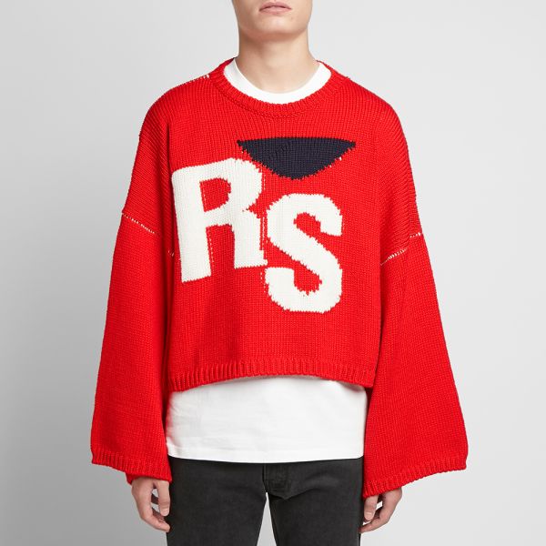 Raf simons cropped knit clearance