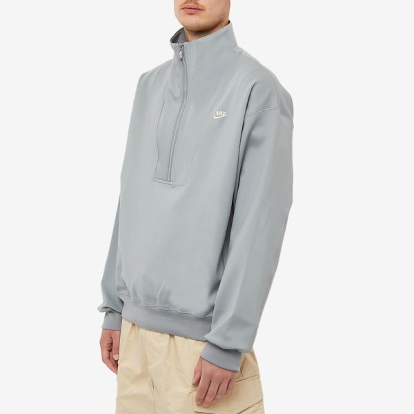 Grey nike zip up top Clearance