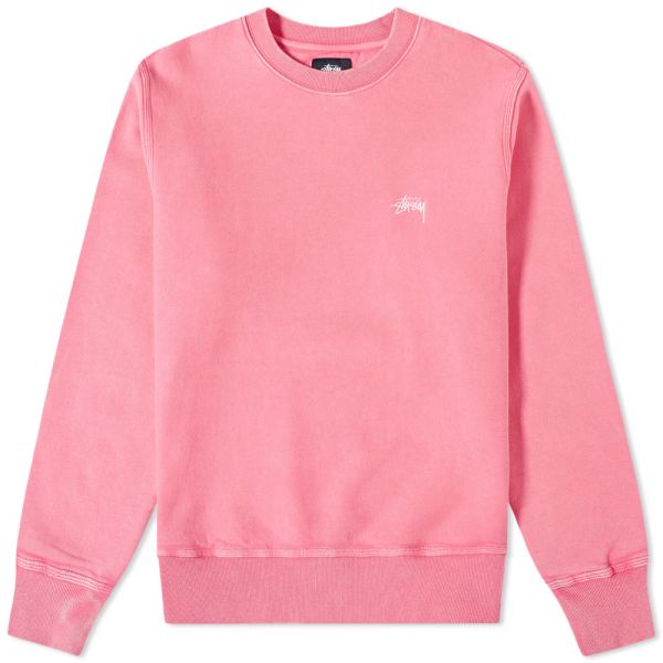 Stussy pink crewneck clearance