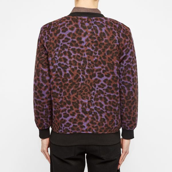 Pleasures leopard cardigan Clearance