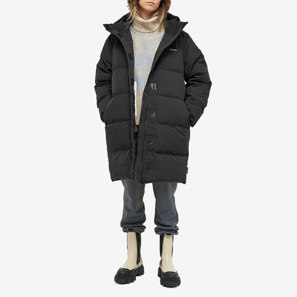 longline down jacket